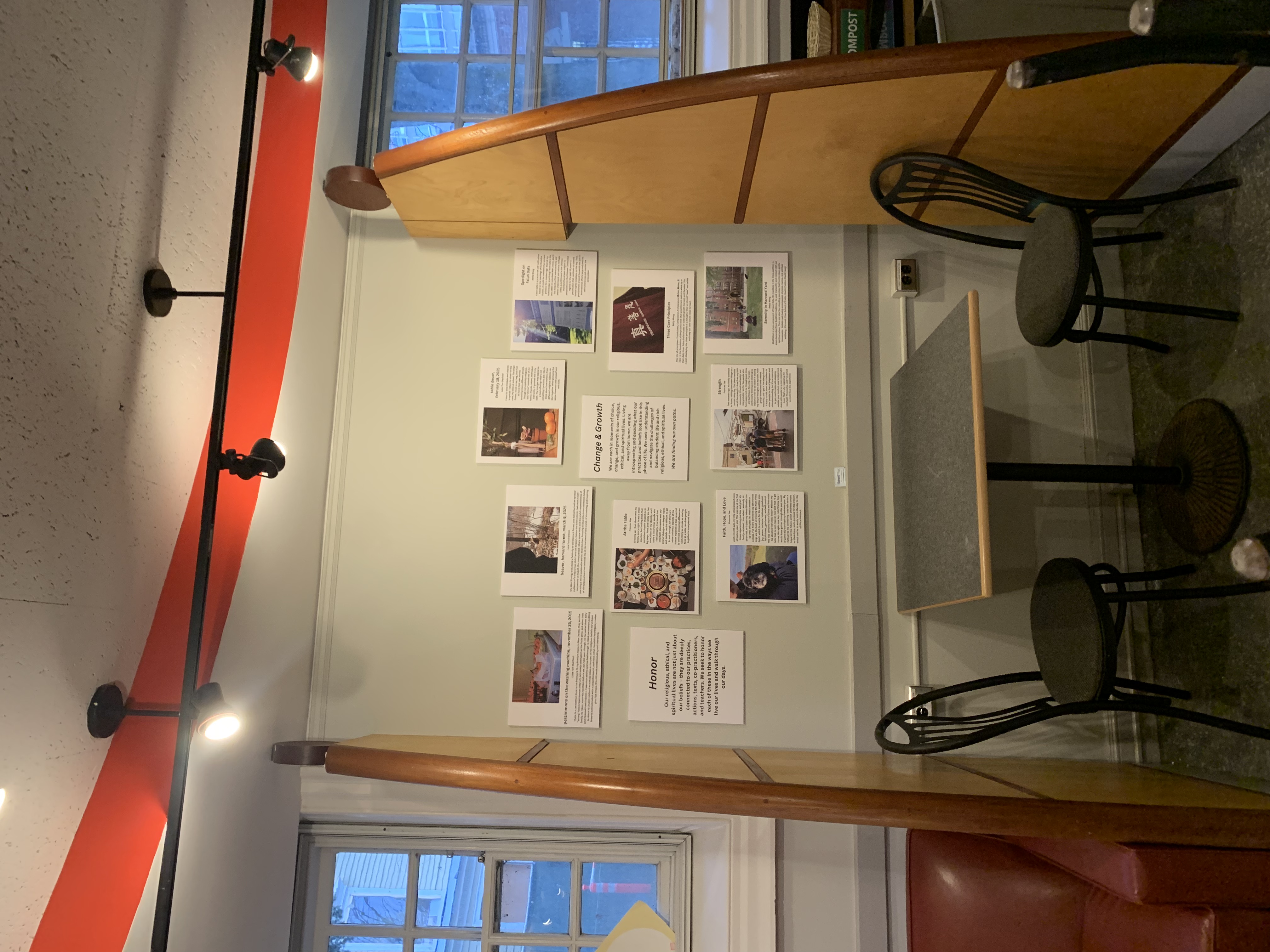 Photos in the cafe