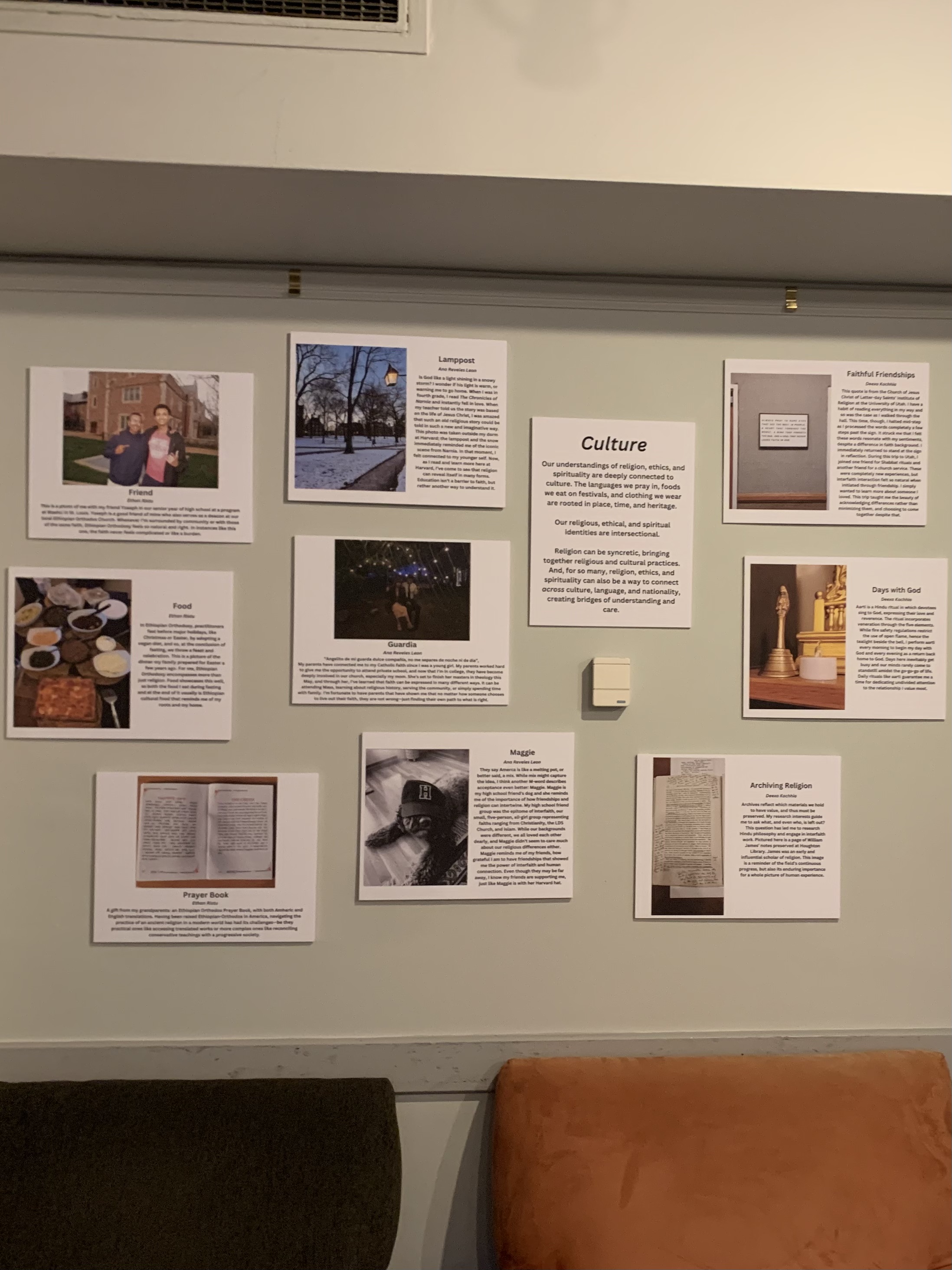 Photos in cafe