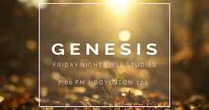Bible Study:  Genesis