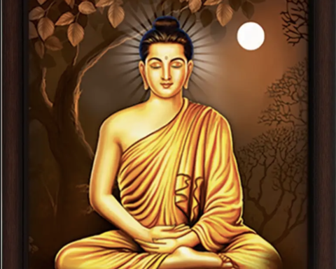 Buddha meditating